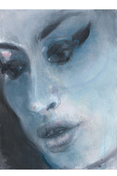 Marlene Dumas, Amy - Blue, 2011, National Portrait Gallery, London © Marlene Dumas, Photo: Peter Cox