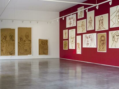 Alex Katz, Exhibition view. Courtesy of Galería Javier López