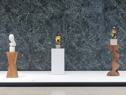 Brancusi, ausstellungsansicht. Mit freundlicher genehmigung der Neuen Nationalgalerie