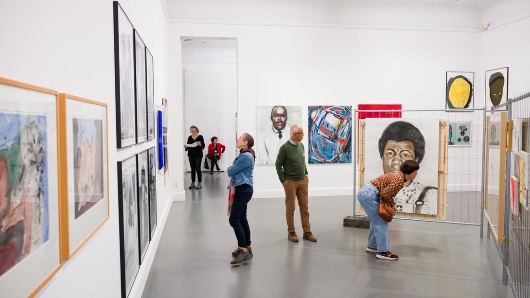 Delinking and relinking reshuffled, material and climate, exhibition view. Courtesy of the Van Abbemuseum