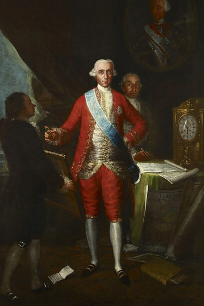 Francisco de Goya.The Count of Floridablanca, 1783 © Colección Banco de España