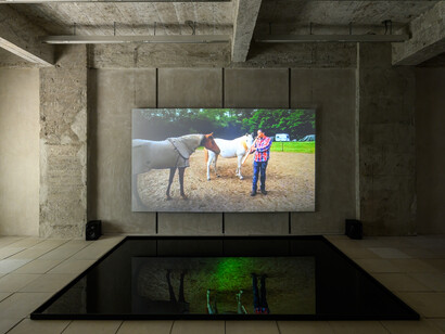 Dominique Knowles, The solemn and dignified, exhibition view. Courtesy of the artist and Kiang 
Malingue. Photo by Samson Wong Pak Hang