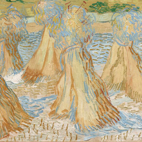 Vincent van Gogh, Sheaves of wheat (detail), 1890. Courtesy of Frist Art Museum