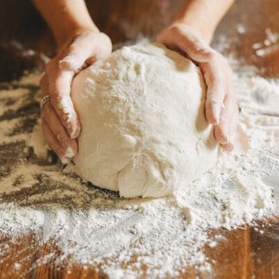 Ladies who wanted to get pregnant had to touch their foreheads while their hands were still smeared with dough and flour, then touch their husband’s nose