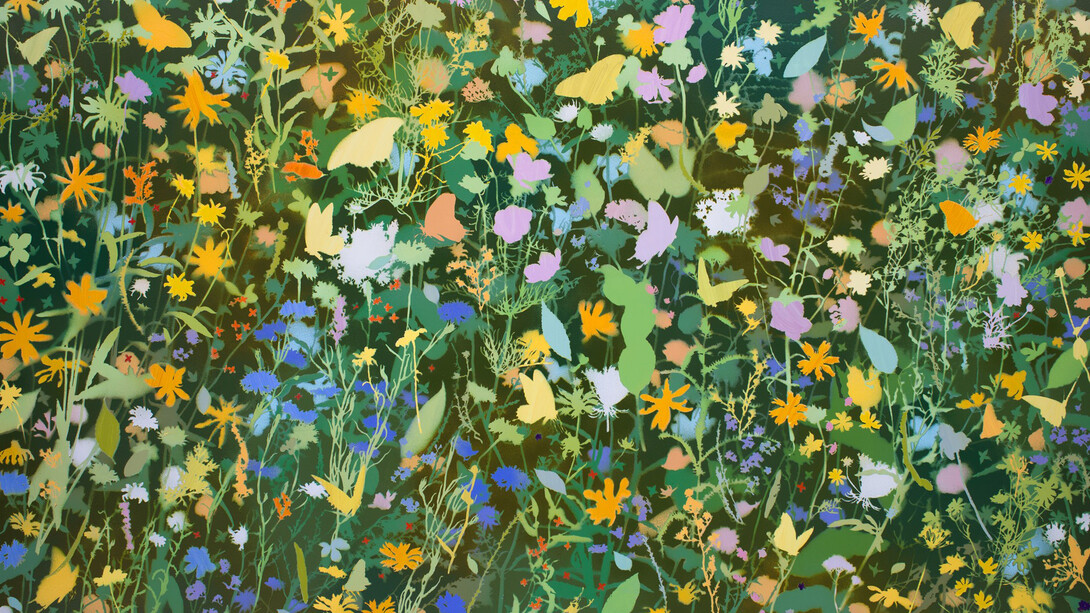 Carlyle Wolfe Lee, Butterfly chase me (detail), 2026. Courtesy of Spalding Nix Fine Art