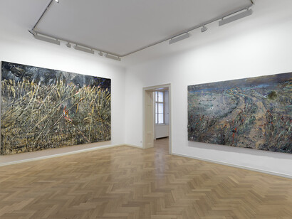 Installation view: Anselm Kiefer, Im Gewitter der Rosen, Galerie Thaddaeus Ropac Salzburg, 2015, Courtesy Galerie Thaddaeus Ropac, Paris/Salzburg, Photo: Ulrich Ghezzi