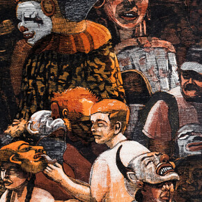 Adrián Arguedas Ruano, El ciego (detail), 2022. Courtesy of Craig Krull Gallery