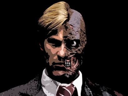 Un hombre con dos caras