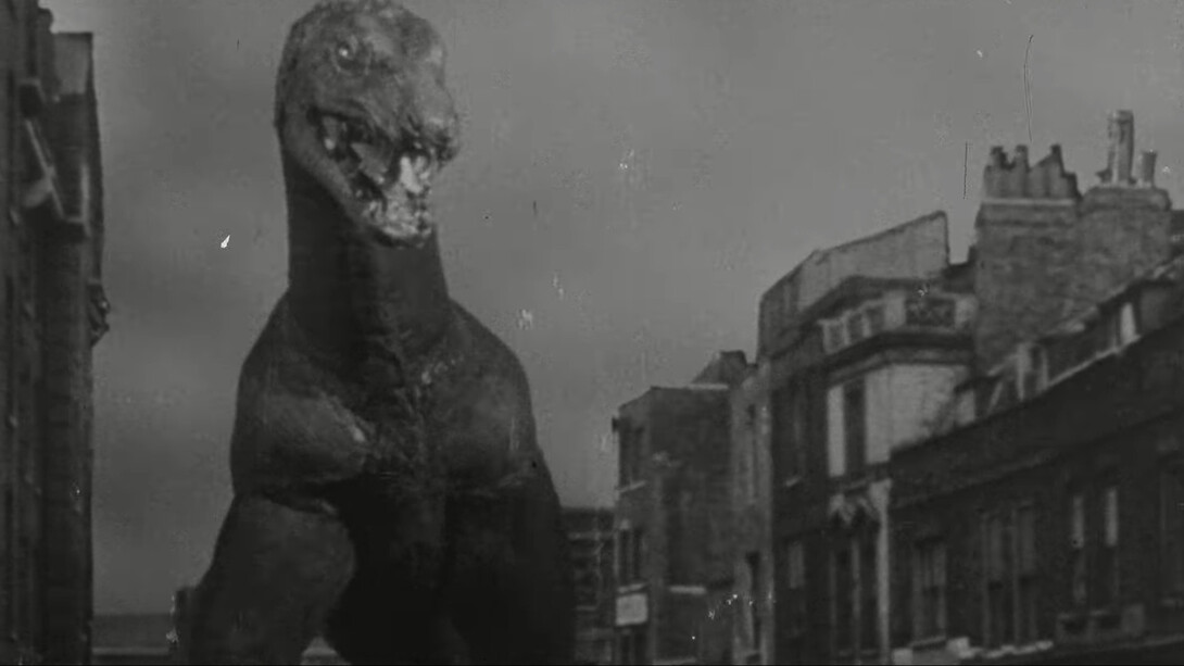 Escena de la película "El monstruo submarino", de Eugène Lourié, 1959