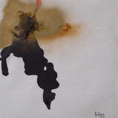 Senza titolo, 1964, tecnica mista su carta, 50x35 cm