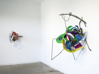 Frank Stella, Recent works, exhibition view. Courtesy of Ceysson and Bénétière Gallery