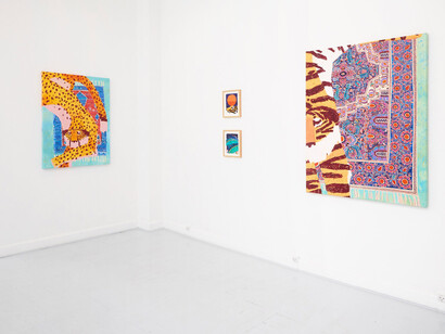 Mia Pensa, Here for awhile, exhibition view. Courtesy of Galleri Christoffer Egelund