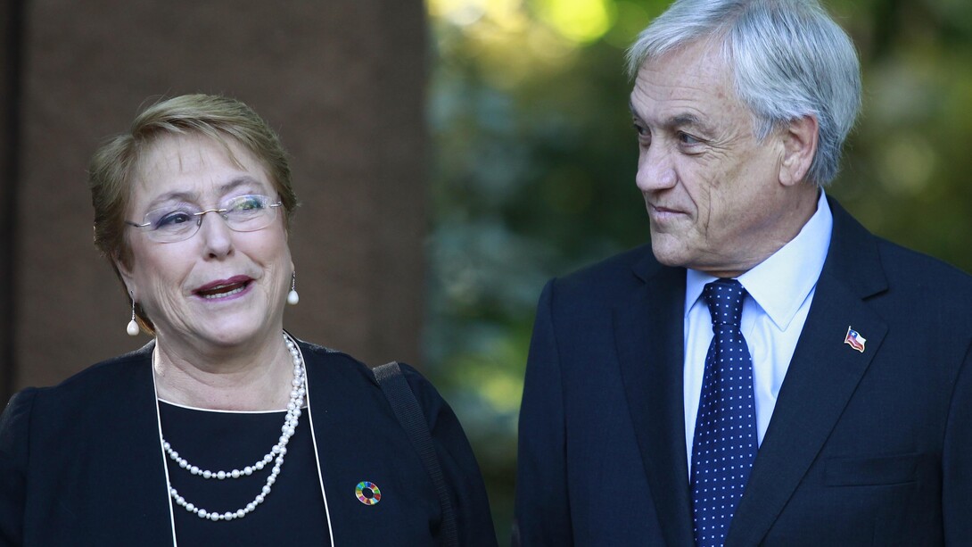 Bachelet y Piñera