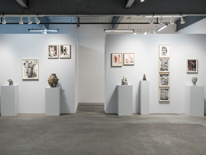 33 Works By 3 Artists. Courtesy of Ever Gold 