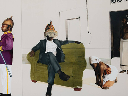 Meleko Mokgosi. Courtesy of Hammer Museum