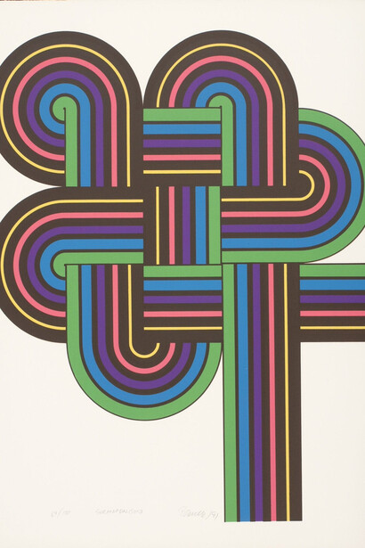 Rogelio Polesello, Surmandalismo, del portafolio Gráfica latinoamericana [Sur-mandalaism, from the portfolio Latin American graphic art] (detail), 1971. Courtesy of Blanton Museum