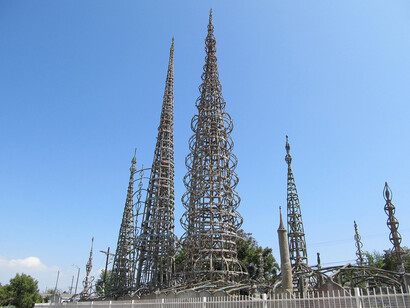 Los Angeles’ Watts Towers landscape
