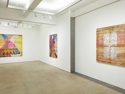 Channing Hansen. Self Portraits, Exhibition view. Courtesy of CRG Gallery