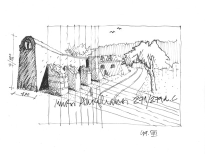 Renato Vivaldi, Le Mura Aureliane