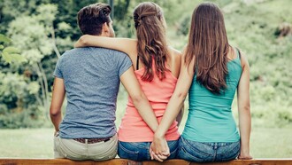 Secret love is often occurring behind someone's the back