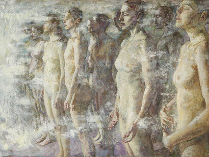 Montse Valdés, 210-11-9, 130 x 195 cm, olieverf op doek / oil on canvas