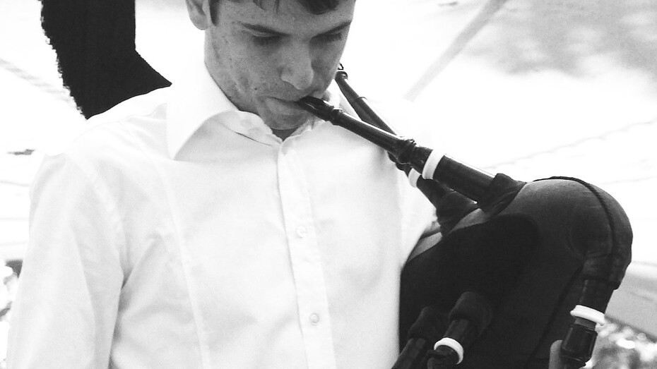 El gaitero gallego Daniel Bellón