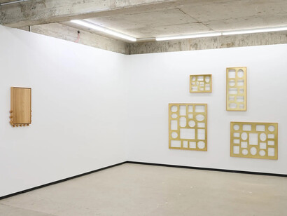 Tom Mackie, Portals, exhibition view. Courtesy of Jhana Millers Gallery
