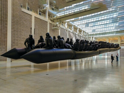 Law of the Journey by Ai Weiwei at the Prague National Gallery © The artist, 2018