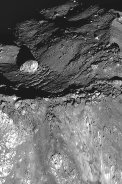 Pico central del cráter lunar Tycho 