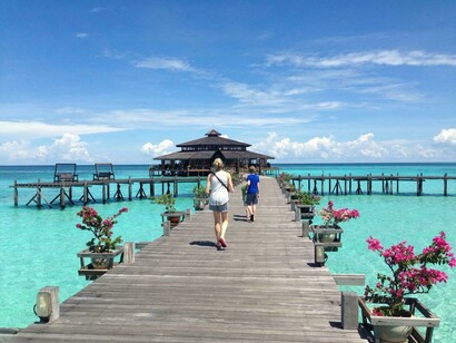 Le acque cristalline di Lankayan