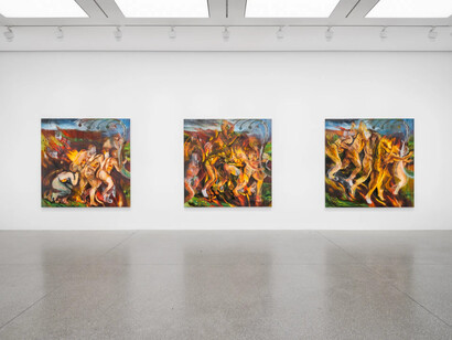 Effigy, exhibition view. Courtesy of White Cube 