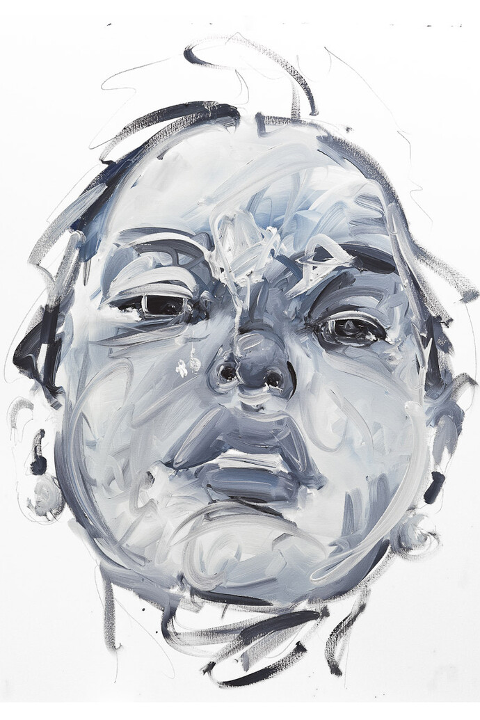 Philippe Pasqua, Untitled, oil on canvas, 40 x 33 in, 2012