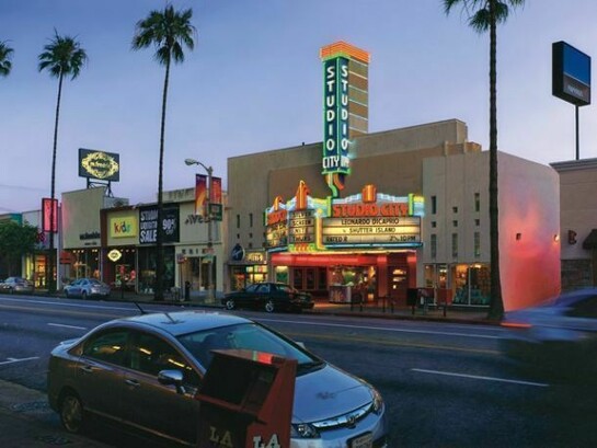 Studio City/Summer Evening, 2011, acrylic on canvas, 30 x 46 inches
