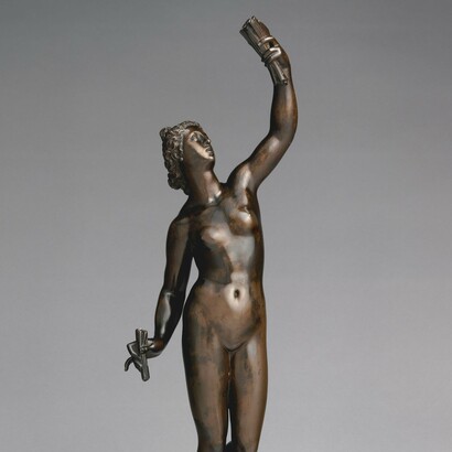 Giambologna, "Fortuna", escultura de bronce, primera mitad del siglo XVII