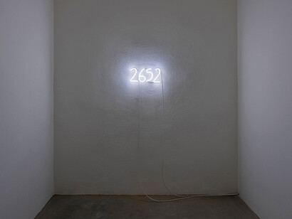 Shilpa Gupta, exhibition view. Courtesy of Galleria Continua