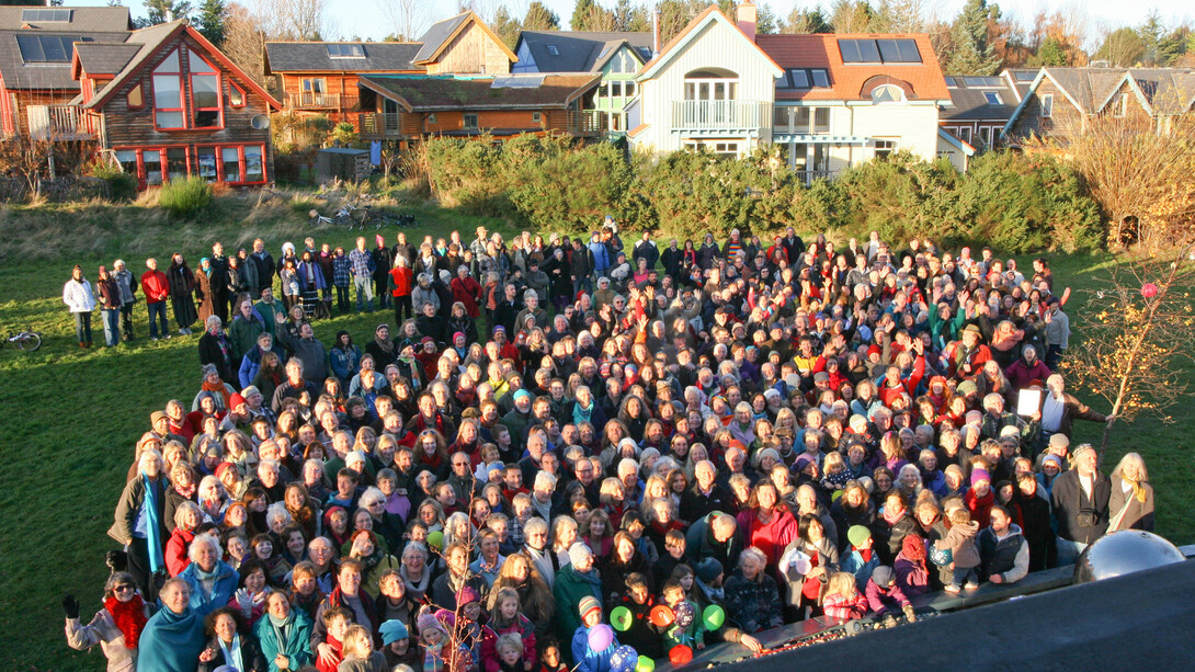 Il Findhorn Community Ecovillage nel nord della Scozia dal 1962