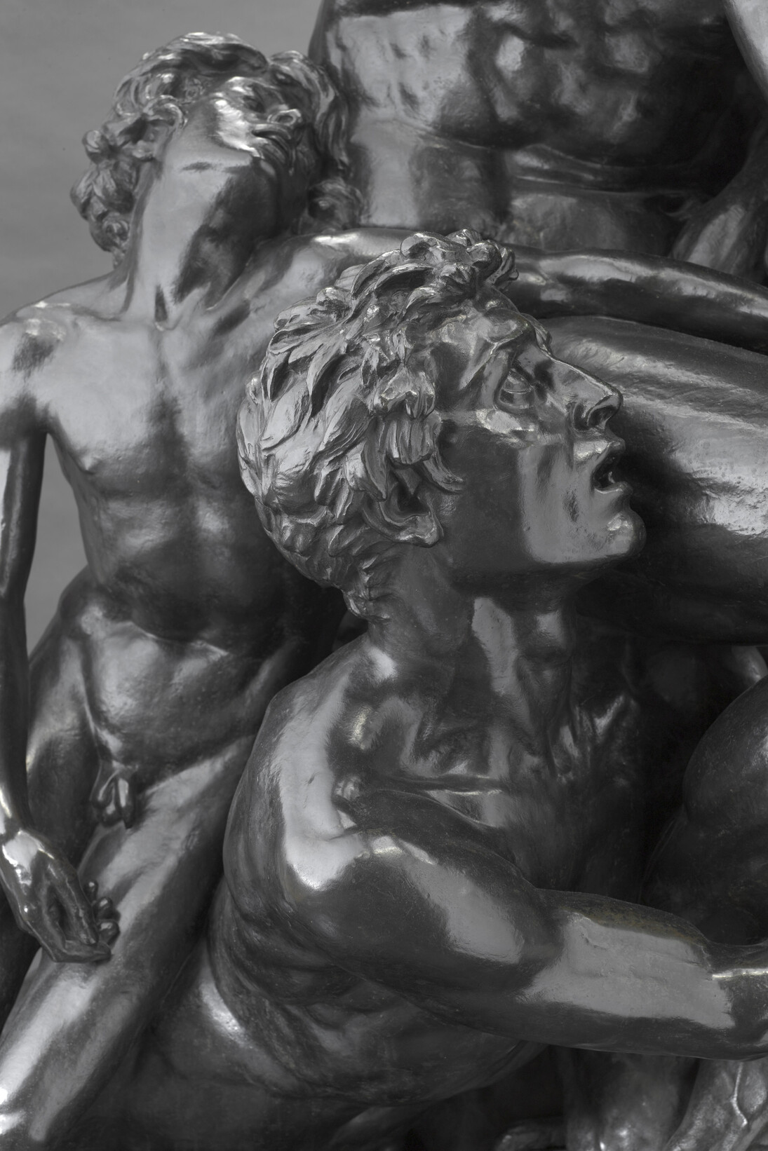 Jean-Baptiste Carpeaux (1827-1875), Ugolin, dit aussi Ugolin et quatre enfants (détail), 1862, Bronze fondu par Victor Thiébaut, 194 x 148 x 119 cm, Paris, musée d’Orsay, © RMN-Grand Palais (Musée d'Orsay) / Jean Schormans