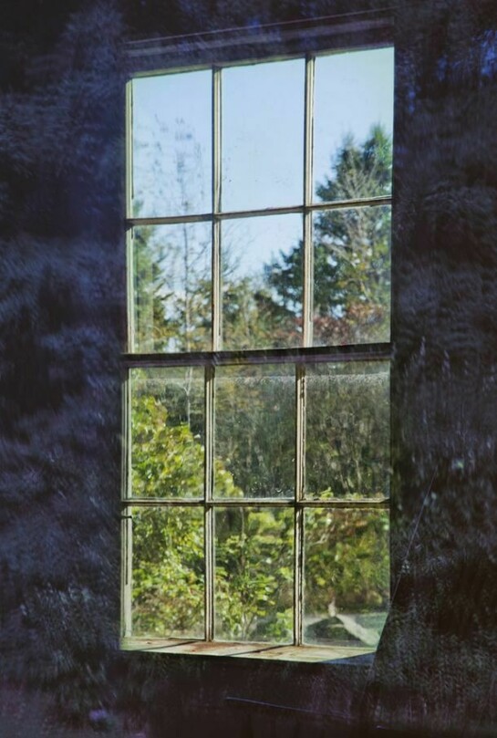 Olson House Window, 2012 23.5 x 15.625 in. Inkjet print (Epson 9800 print on Museo Silver Rag),© James Welling courtesy of Maureen Paley. The Olson House, a National Historic Landmark, is owned and operated by the Farnsworth Art Museum, Rockland, Maine