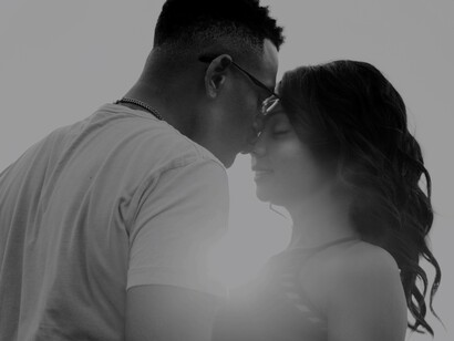 A couple embracing the moment while understanding love