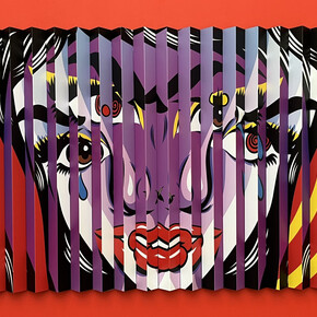 Maria Qamar, Girly Lentacular, 2023. Courtesy of the artist and Richard Taittinger Gallery