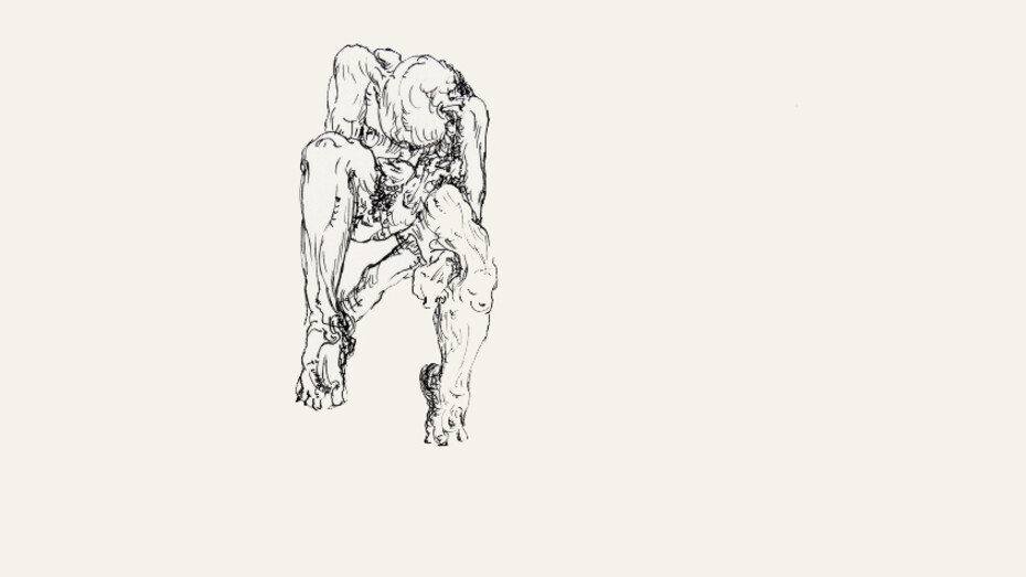 Egon Schiele, Gunter Brus and Thomas Palme. Courtesy of Leopold Museum