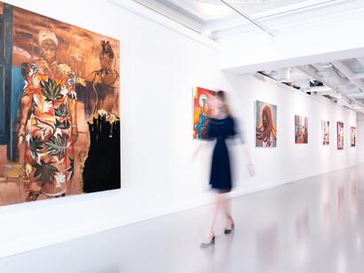 Mother of Mankind, installation view. Courtesy of HOFA Gallery