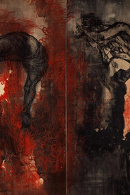  Fukushima 7 - Fire (Panel II) from Hiroshima Panels