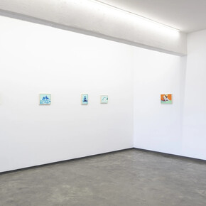 Rose Barberat, Train, breathe and perform, exhibition view. Courtesy of Saenger Galería