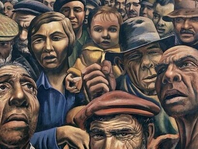 «Manifestación» (1934) es tal vez la obra más famosa de Berni