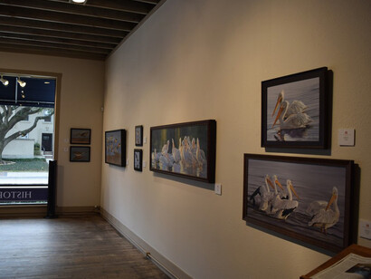 The Ways of Water Birds by Debbie Stevens. Courtesy of William Reaves | Sarah Foltz Fine Art 