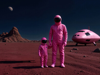 Manit Sriwanichpoom, Pink Mars. Courtesy of Kathmandu Photo Gallery