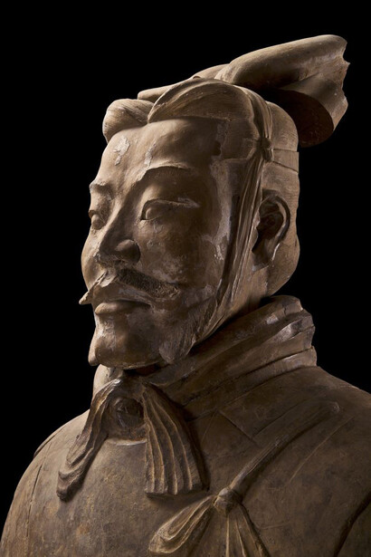 Soldat de terre cuite