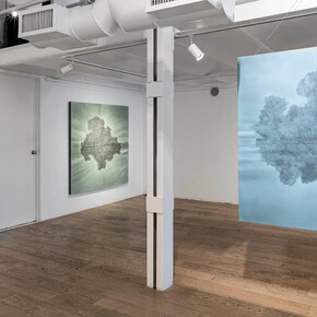 Patrick Gläscher ¿Si fuera aquello una isla? exhibition view. Courtesy of Praxis Gallery