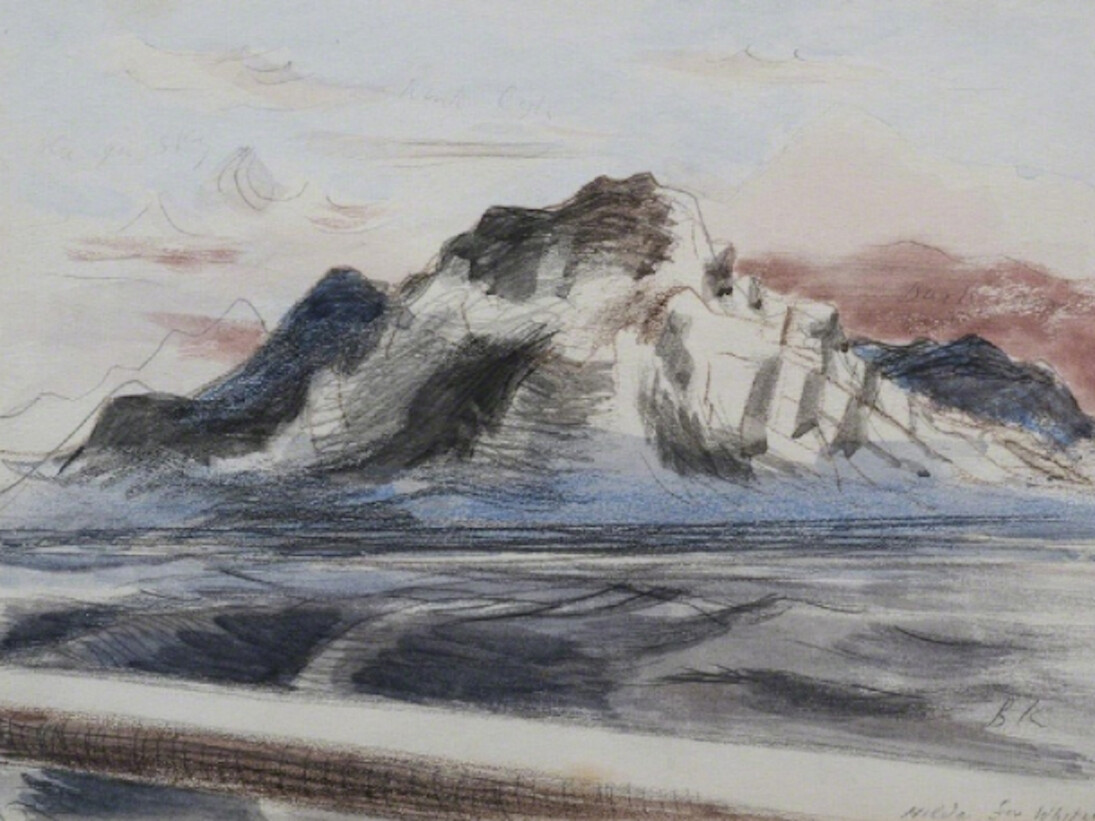 Paul Nash, Passing Gibraltar, 1933. Courtesy of Osborne Samuel